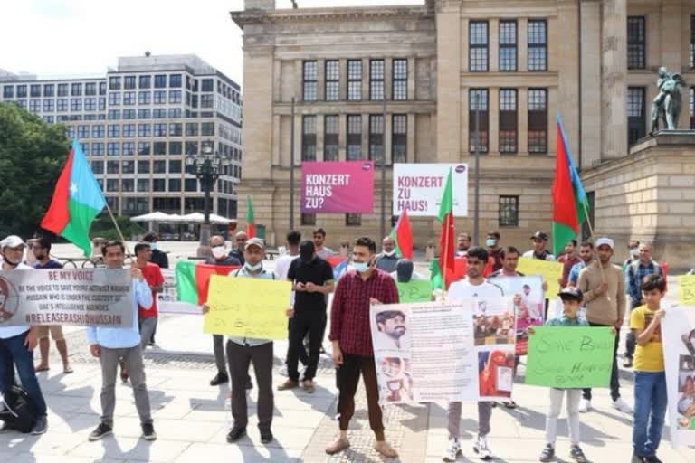 Protests held against illegal detention of Baloch political leaders by Pak security agencies