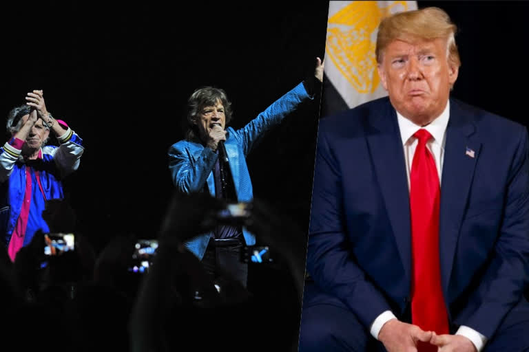 Rolling Stones warning Trump