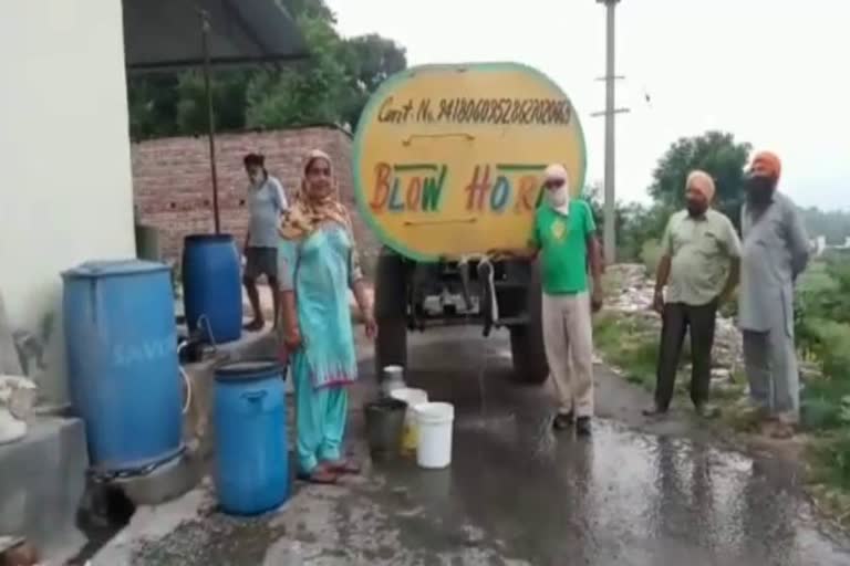 Water scarcity in Akalgarh village