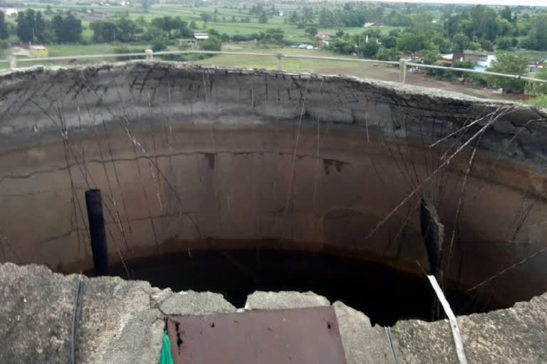 Poor Works of drinking water tank in Shiraguppa