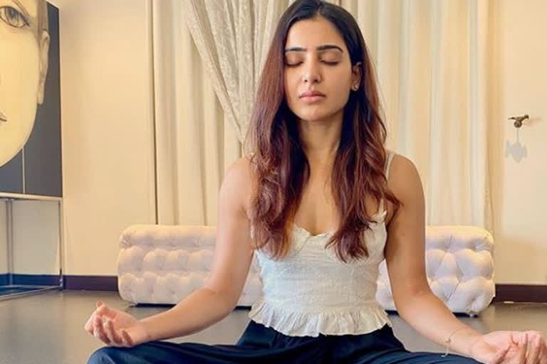 Celebrities praised Samantha yoga pose