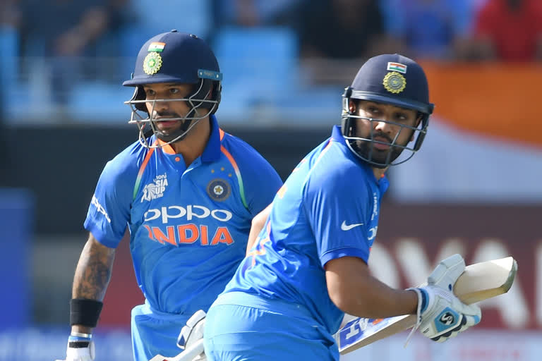 Shikhar Dhawan and Rohit Sharma