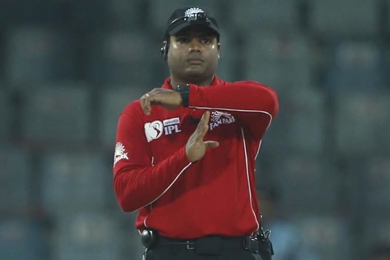 Umpire Nitin Menon included in ICC Elite Panel