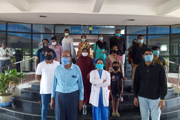 eleven corona patients released from vijayanagaram nims