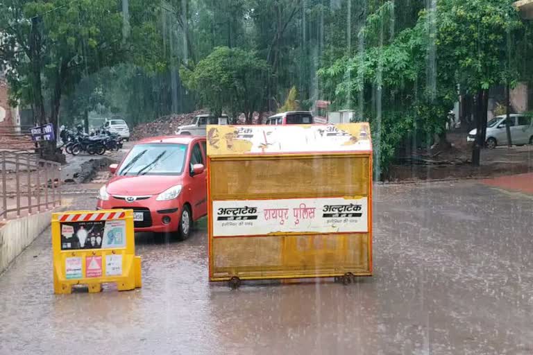 Rain in raipur