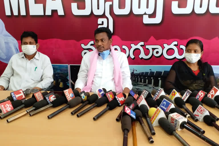 telangan whip rega kantha rao pressmeet on coal mines privatization