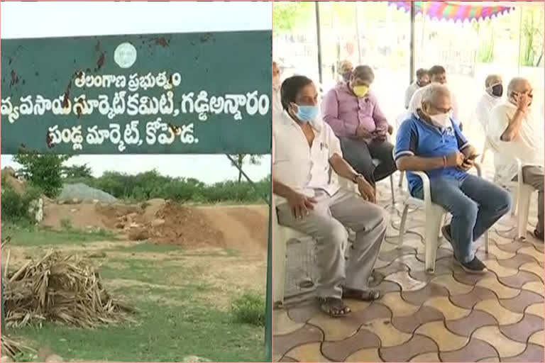 meeting on gaddi annaram market shifting in hyderabad