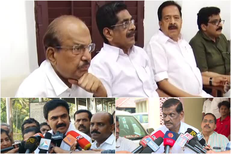 കേരള കോണ്‍ഗ്രസ് തര്‍ക്കം  യു.ഡി.എഫ് യോഗം നാളെ  പ്രതിപക്ഷ നേതാവ് രമേശ് ചെന്നിത്തല  കന്‍റോണ്‍മെന്‍റ് ഹൗസ്  യു.ഡി.എഫ് കണ്‍വീനര്‍ ബെന്നി ബെഹന്നാന്‍  ജോസ്.കെ.മാണി പക്ഷം  kerala congress conflict latest news  udf meeting tomorrow news  kerala congress conflict udf decision