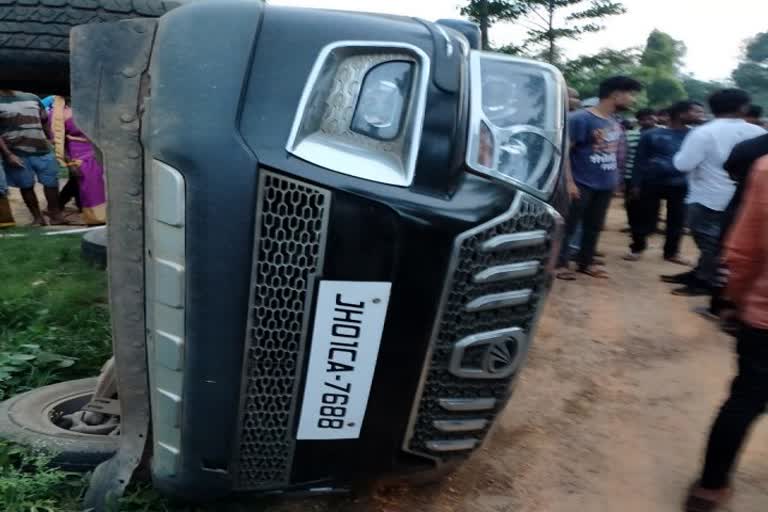 6 people injured in road accident in Bedo in ranchi