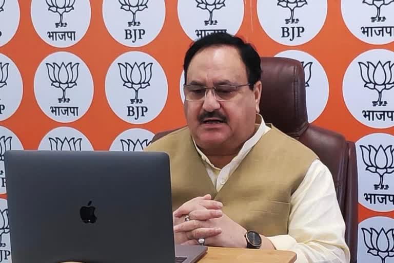 BJP state President Ranjeet Das Meeting With J P Nadda