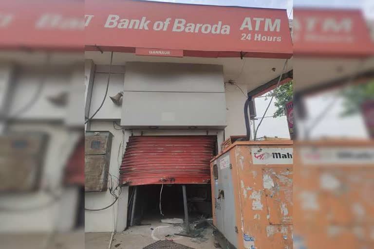 ganaur police will take help of uttar pradesh police in bank of baroda atm theft case