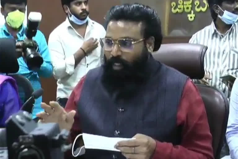 Health minister B.Shree ramulu