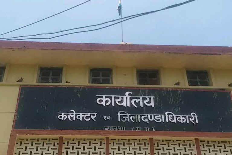 Insult of national flag in Jhabua collector office in jhabua