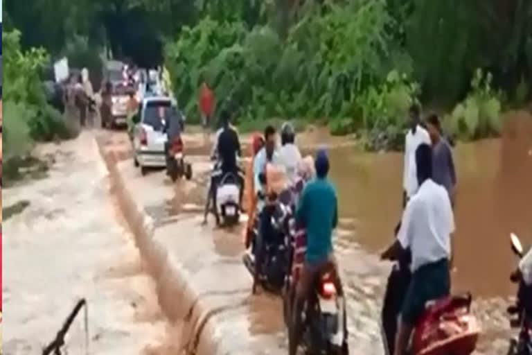 brooks, canals floating due to heavy rainfall in agency