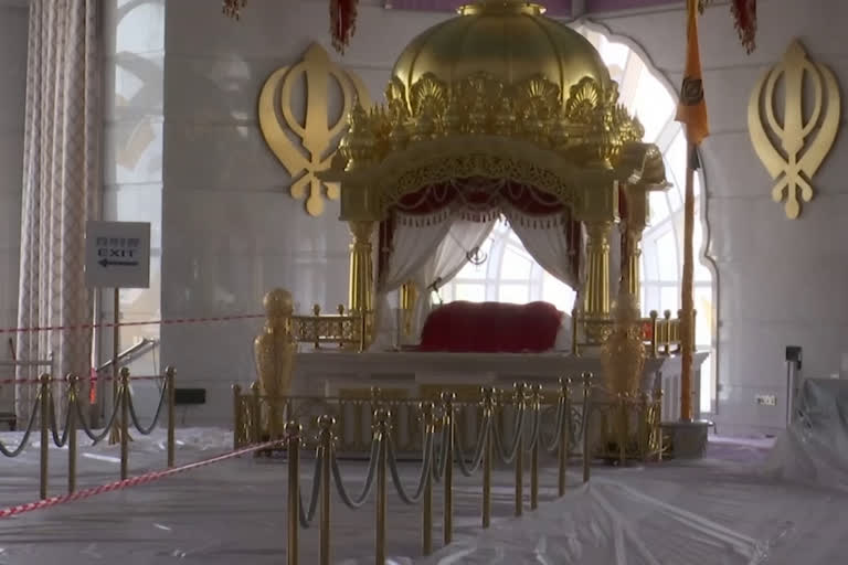 Sikh temple  Dubai  Sikh temple Guru Nanak  Guru Nanak  coronavirus pandemic  Guru Nanak Darbar in Dubai  ദുബൈയിലെ സിഖ് ക്ഷേത്രം  ഗുരു നാനാക്ക്  കൊവിഡ് 19  ദുബൈ