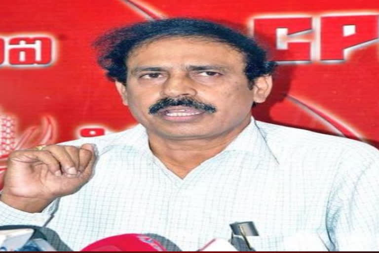 cpi ramakrishna criticises ycp government