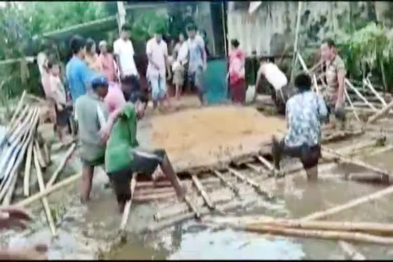 Flood effected golaghat district assam etv bharat news