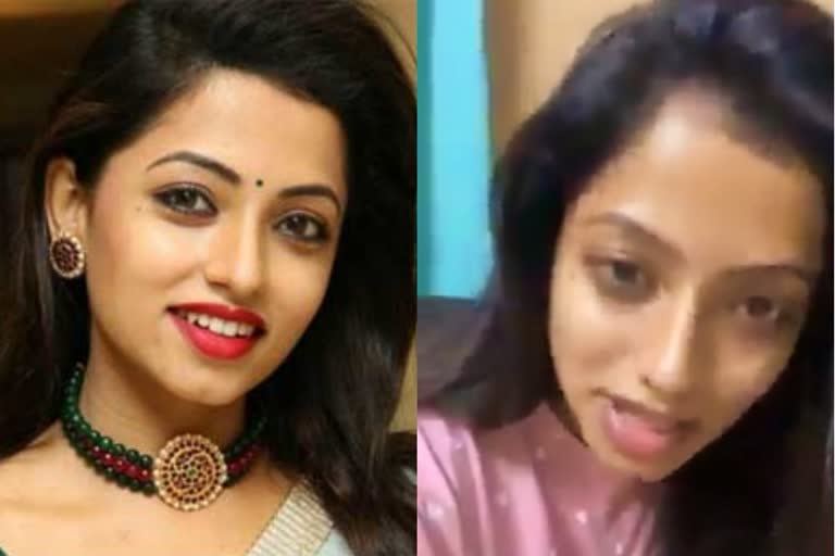 Telugu Television actress Navya Swamy who has tested positive for Covid19