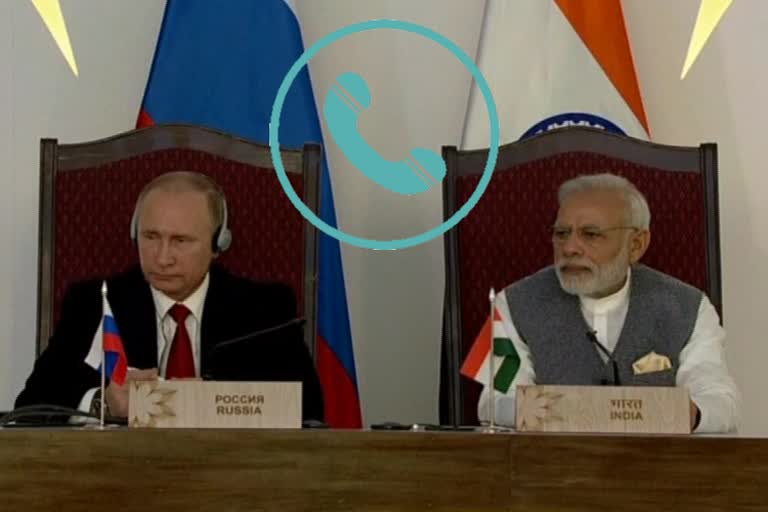 Modi, Putin discuss bilateral ties, post-COVID world