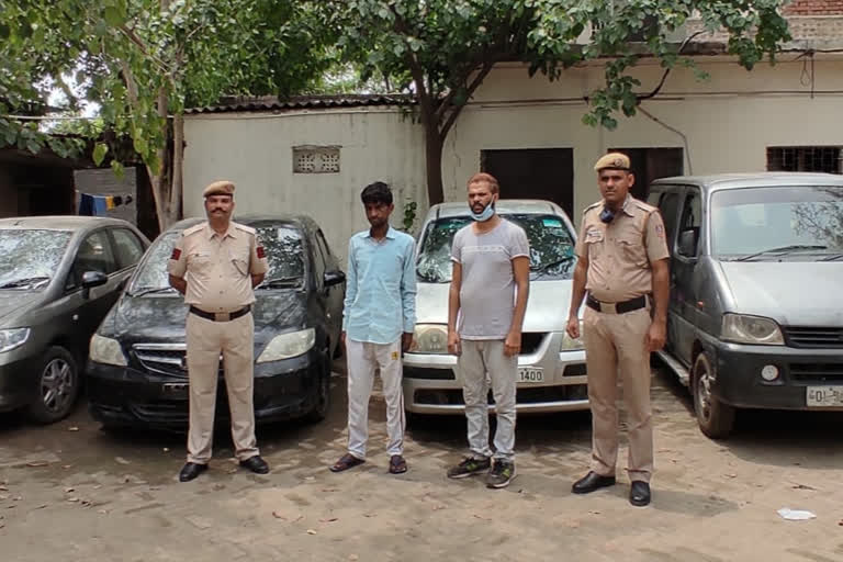 Two car thieves caught by  STF in South East Delhi