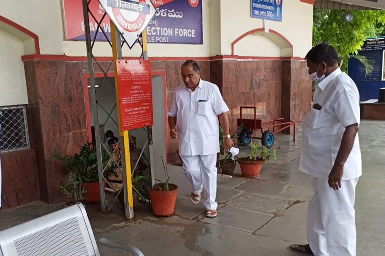 Former minister Mudragada Padmanabham to Anakapalli for investigation