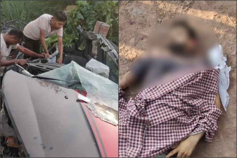 Sundernagar youth dies in car and tipper collision