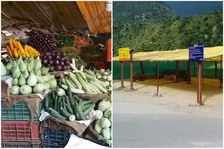 Bandrol vegetable market