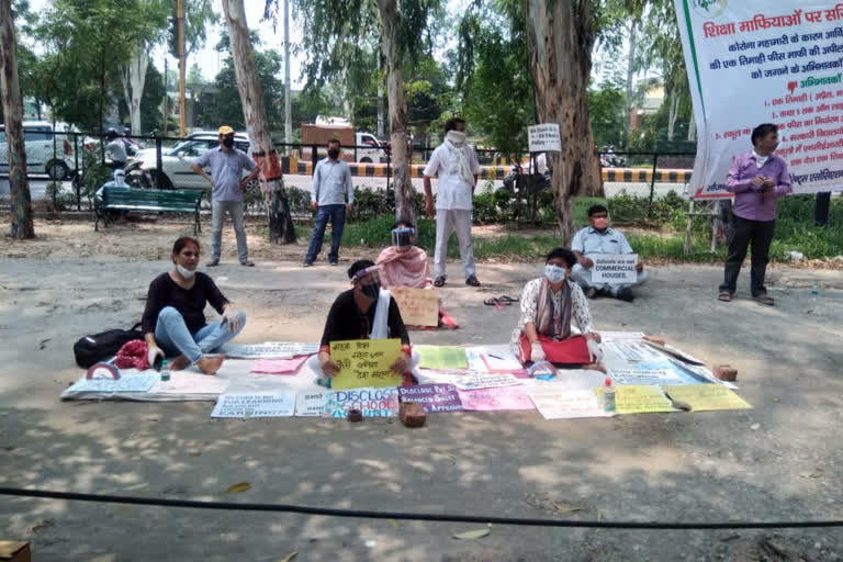 Parents protest