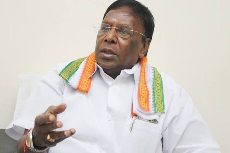 புதுச்சேரி முதலமைச்சர் நாராயணசாமி  புதுச்சேரி ரயில்சேவை  narayanasamy  pudhucherry railway to private sector  pudhucherry cm video