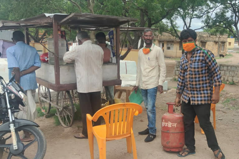 Home use cylinder used for commercial purpose:  seized by Food Department