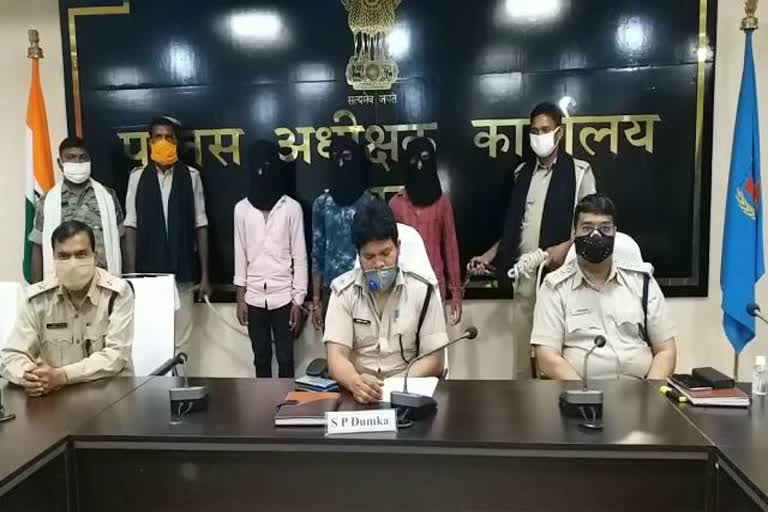 3 criminals arrested in dumka, Interstate bike thief gang Disclosed in dumka, News of dumka police station, दुमका में तीन अपराधी गिरफ्तार, दुमका में अंतरराज्यीय बाइक चोर गिरोह का खुलासा, दुमका थाना की खबरें