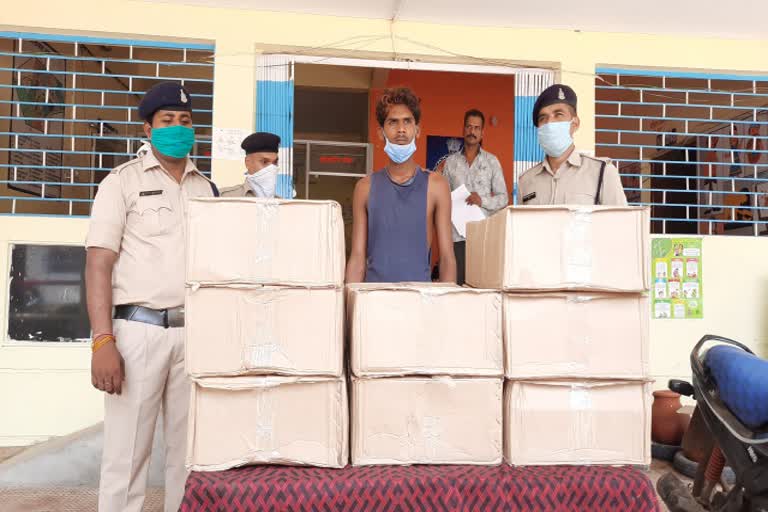 alcohol seized in Bhatapara