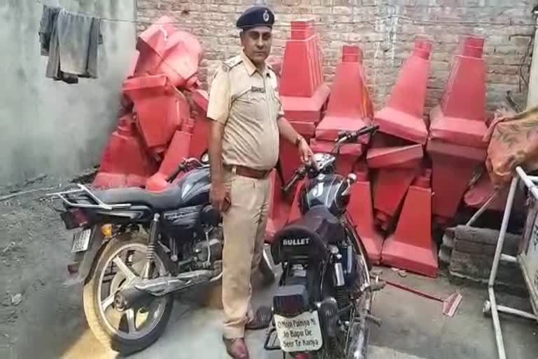 40 thousand rupees challan of bullet in Kaithal