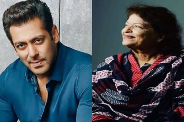 saroj khan prayed for salman khan well being a week before she was admitted to hospital