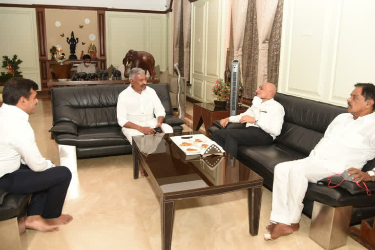 vijay sai reddy vist peddireddy house