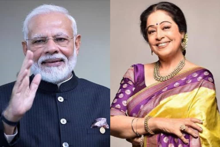 we feel safe with you sir says kirron kher after pm modi surprise visit to ladakh