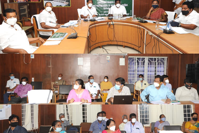 corona prevention measures meet held in thiruvallur