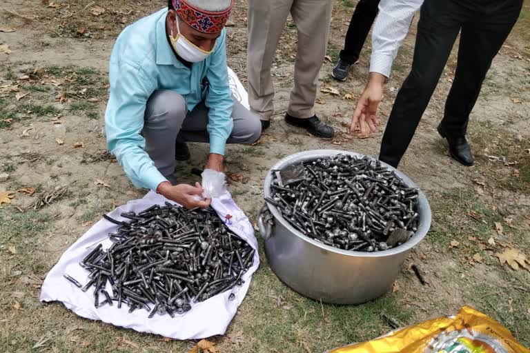 Kullu police destroyed 73 kg charas