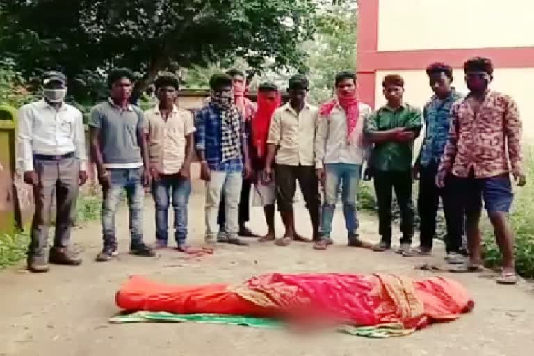 death of bride due to thunderclap in Chatra