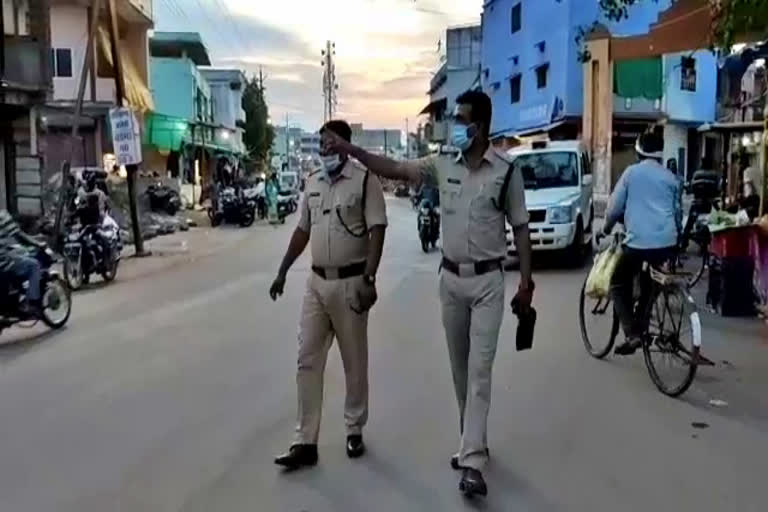 Police inspects Khairagarh