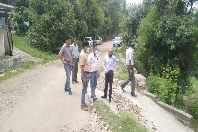 Kail Chowk to Kalibad road will be repaired by PWD