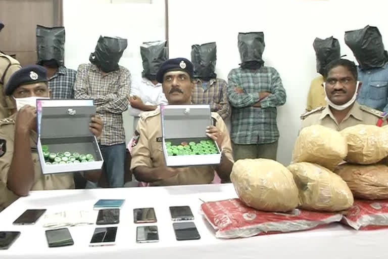 guntur-police-have-arrested-8-people-who-sell-cannabis