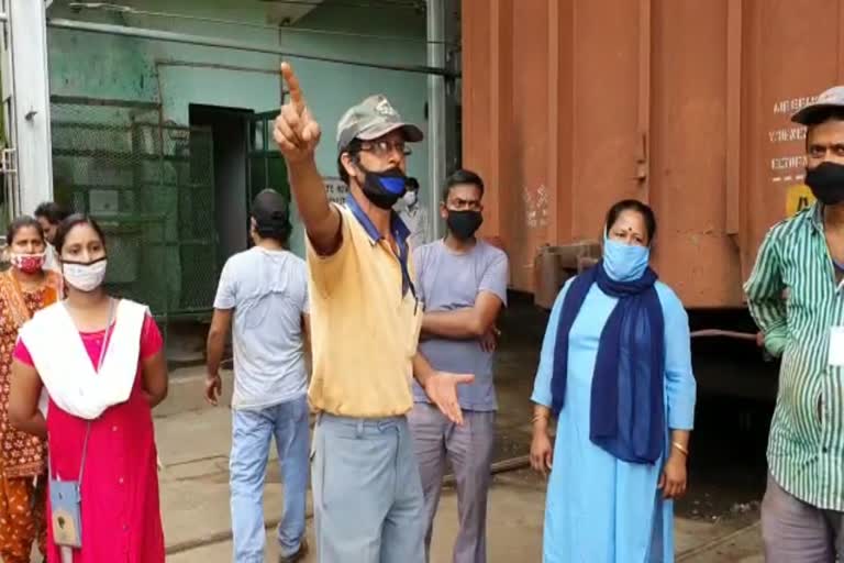 Railway Employee Protest At Guwahati