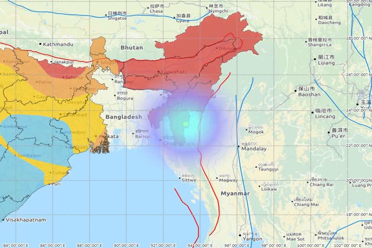 Earthquake in Mizoram