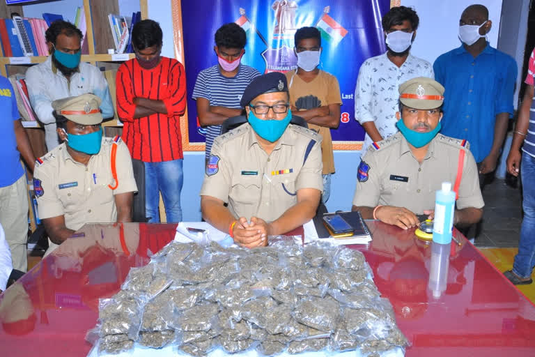 ganjai gang arrested in  saidhapur