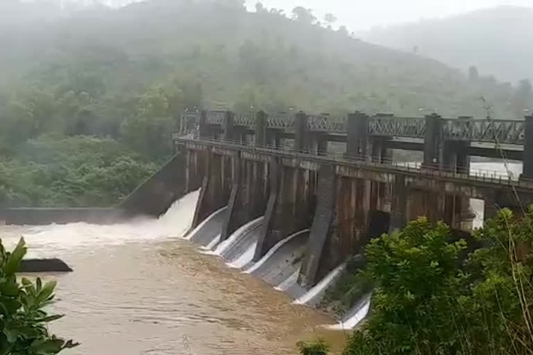 Water release from Duduma reservoir For  Heavy rain in Vishakha district