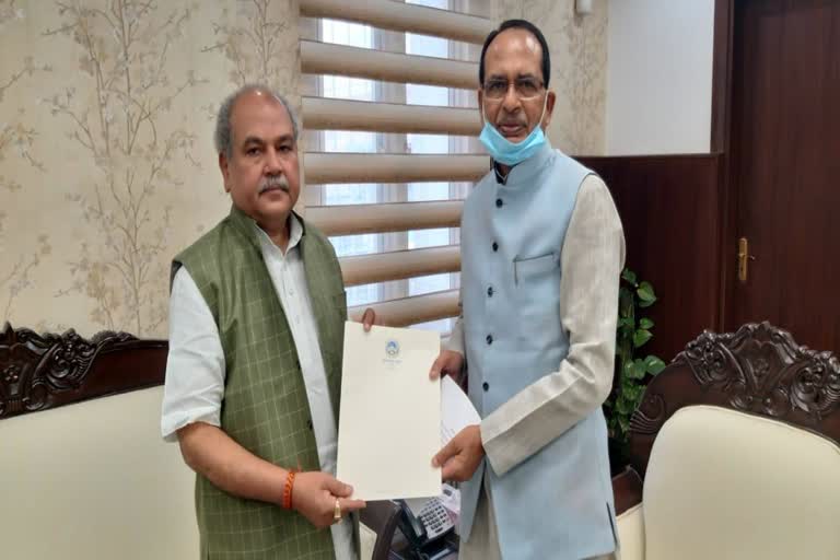 CM met Narendra Singh Tomar