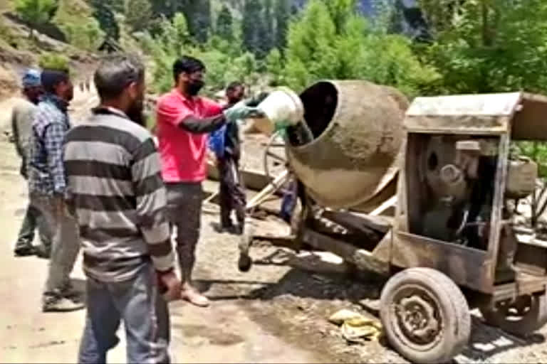 anantnag road works