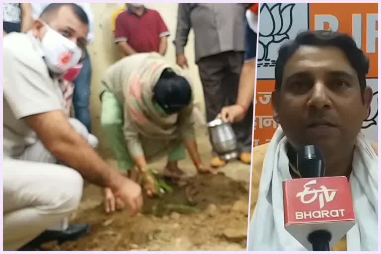 BJP leaders plant 10,000 plant on Dr. Shyama Prasad Mukherjee anniversary in ghaziabad