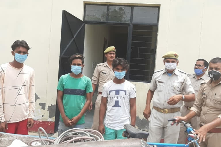 Ecotech 3 police arrested 3 thieves in Greater Noida